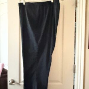 Catherines Black Pin Stripe Pants